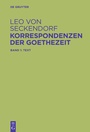 Bild: Korrespondenzen der Goethezeit - De Gruyter