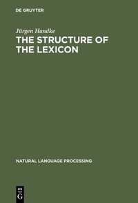 Abbildung von: The Structure of the Lexicon - De Gruyter Mouton