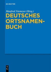 Abbildung von: Deutsches Ortsnamenbuch - De Gruyter