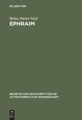 Cover: Ephraim - De Gruyter
