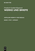 Cover: Text / Apparat - De Gruyter