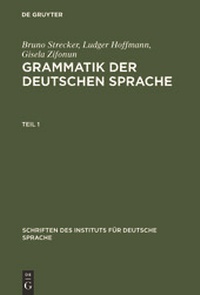 Abbildung von: Grammatik der deutschen Sprache - De Gruyter