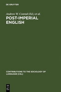 Abbildung von: Post-Imperial English - De Gruyter Mouton
