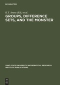 Cover: Groups, Difference Sets, and the Monster - De Gruyter