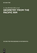 Cover: Geometry from the Pacific Rim - De Gruyter