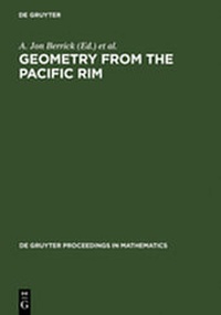 Enlarge image Cover: Geometry from the Pacific Rim - De Gruyter