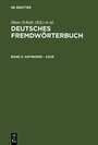 Cover: Deutsches Fremdwörterbuch / Antinomie - Azur - De Gruyter