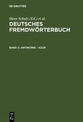 Cover: Deutsches Fremdw&ouml;rterbuch / Antinomie - Azur - De Gruyter