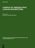 Cover: Corpus of Hieroglyphic Luwian Inscriptions / Karatepe-Aslantas - De Gruyter