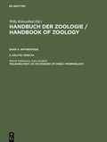 Cover: Dictionary of Insect Morphology - De Gruyter