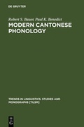 Cover: Modern Cantonese Phonology - De Gruyter Mouton