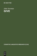 Cover: Give - De Gruyter Mouton
