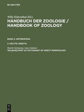 Cover: Dictionary of Insect Morphology - De Gruyter