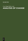 Cover: Analysis of Change - De Gruyter