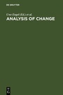 Cover: Analysis of Change - De Gruyter