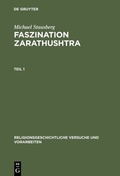 Cover: Faszination Zarathushtra - De Gruyter