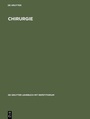 Cover: Chirurgie - De Gruyter