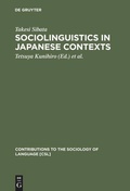Cover: Sociolinguistics in Japanese Contexts - De Gruyter Mouton