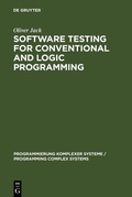 Cover: Software Testing for Conventional and Logic Programming - De Gruyter