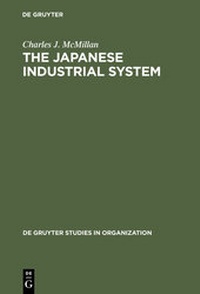 Abbildung von: The Japanese Industrial System - De Gruyter