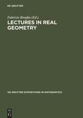 Cover: Lectures in Real Geometry - De Gruyter
