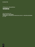 Cover: Apologia de fuga sua (c.19-27) - Apologia secunda (c. 1-43) - De Gruyter