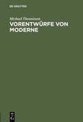Cover: Vorentw&uuml;rfe von Moderne - De Gruyter