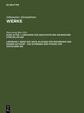 Cover: Brief des Arius an Euseb von Nikomedien und dessen Antwort - Das Schreiben der Synode von Antiochien 325 - De Gruyter