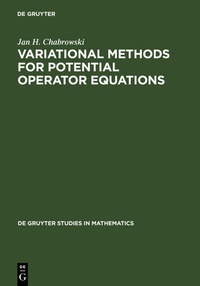 Abbildung von: Variational Methods for Potential Operator Equations - De Gruyter