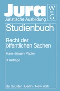 Bild: Recht der öffentlichen Sachen - De Gruyter