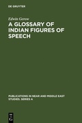 Cover: A Glossary of Indian Figures of Speech - De Gruyter Mouton