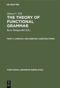 Cover: Complex and Derived Constructions - De Gruyter Mouton