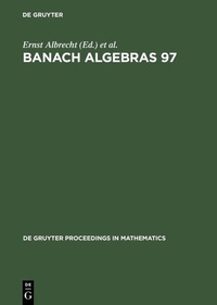 Abbildung von: Banach Algebras 97 - De Gruyter