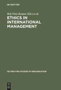 Cover: Ethics in International Management - De Gruyter