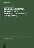 Cover: Runeninschriften als Quellen interdisziplin&auml;rer Forschung - De Gruyter