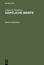 Cover: Johann H. Pestalozzi: S&auml;mtliche Briefe / Nachtrag - De Gruyter