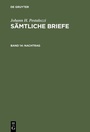 Cover: Nachtrag - De Gruyter