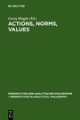 Cover: Actions, Norms, Values - De Gruyter