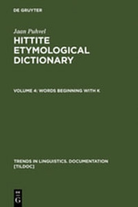 Abbildung von: Jaan Puhvel: Hittite Etymological Dictionary / Words beginning with K - De Gruyter Mouton