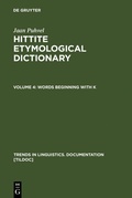 Cover: Words beginning with K - De Gruyter Mouton