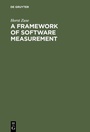 Cover: A Framework of Software Measurement - De Gruyter