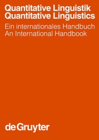 Abbildung von: Quantitative Linguistik / Quantitative Linguistics - De Gruyter Mouton