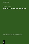 Cover: Apostolische Kirche - De Gruyter