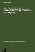 Cover: Grammaticalization at Work - De Gruyter Mouton