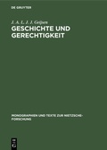 Cover: Geschichte und Gerechtigkeit - De Gruyter
