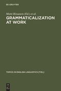 Cover: Grammaticalization at Work - De Gruyter Mouton