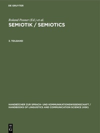 Abbildung von: Semiotik 3.Teilband - De Gruyter Mouton
