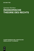 Cover: &Ouml;konomische Theorie des Rechts - De Gruyter