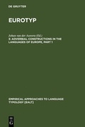 Cover: Eurotyp / Adverbial Constructions in the Languages of Europe - De Gruyter Mouton
