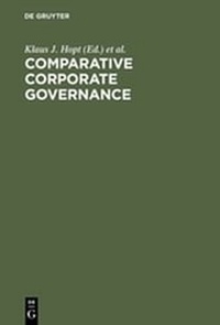 Enlarge image Cover: Comparative Corporate Governance - De Gruyter